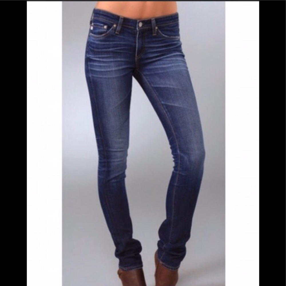 Final $$, AG Adriano Goldschmied “PREMIERE SKINNY STRAIGHT JEAN” (Dark Wash)